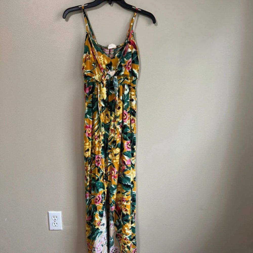 Parc & Lex small‎ yellow hi-low dress